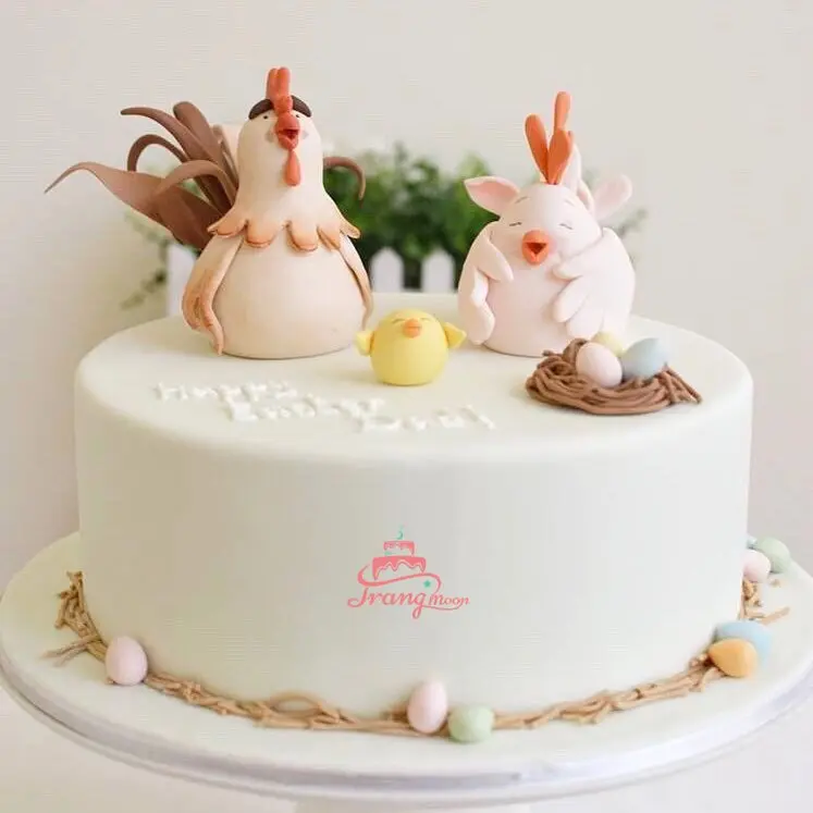 Mẫu bánh sinh nhật cho bé trai tuổi gà