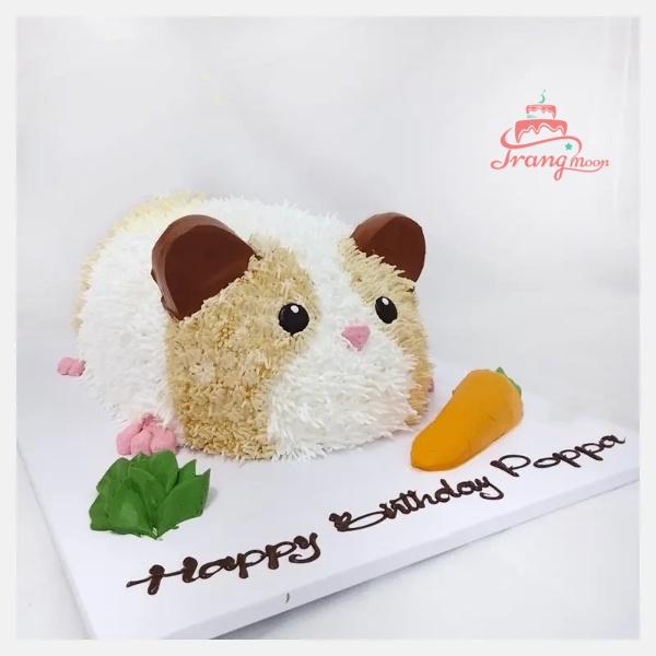 Mẫu bánh kem con chuột cho người tuổi Tý