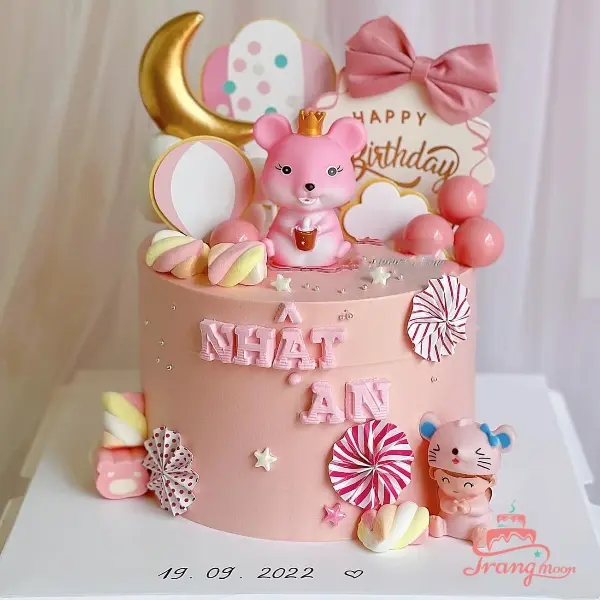 Mẫu bánh sinh nhật con chuột cho người tuổi Tý