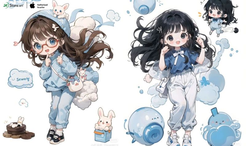 hình nền chibi