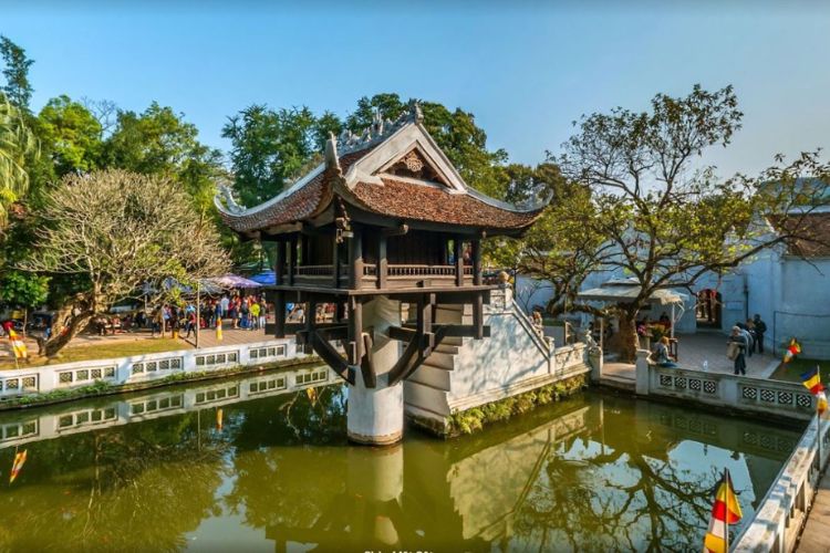Chùa Một Cột - địa điểm chụp ảnh ở Hà Nội