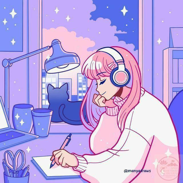 Avatar chill tạo điểm nhấn độc đáo trên mạng xã hội, phản ánh tinh thần học tập