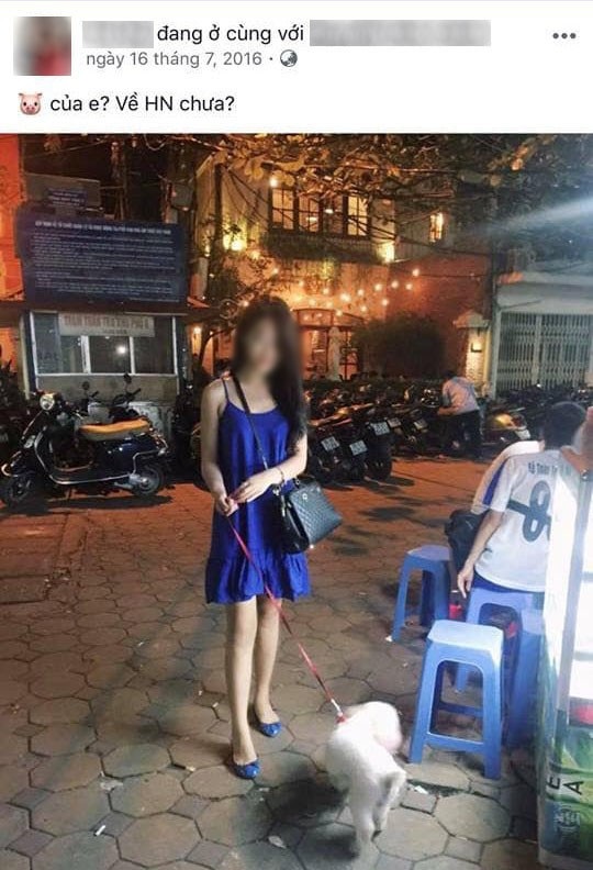 Đ.C tự lấy ảnh và đăng miêu tả mùi mẫn