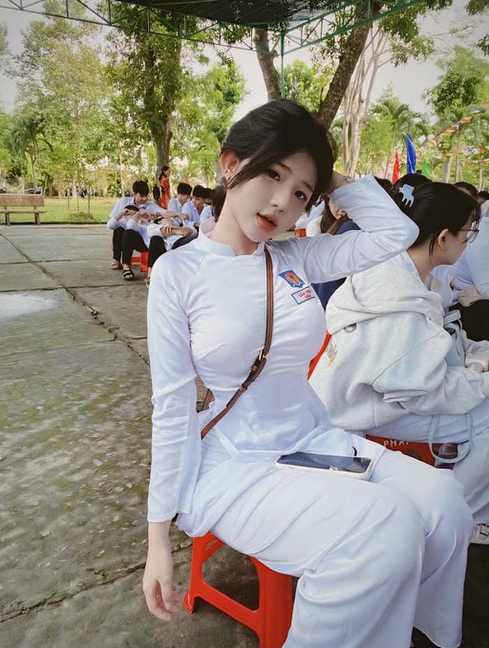 Ảnh gái k11 dịu dàng của tuổi học trò
