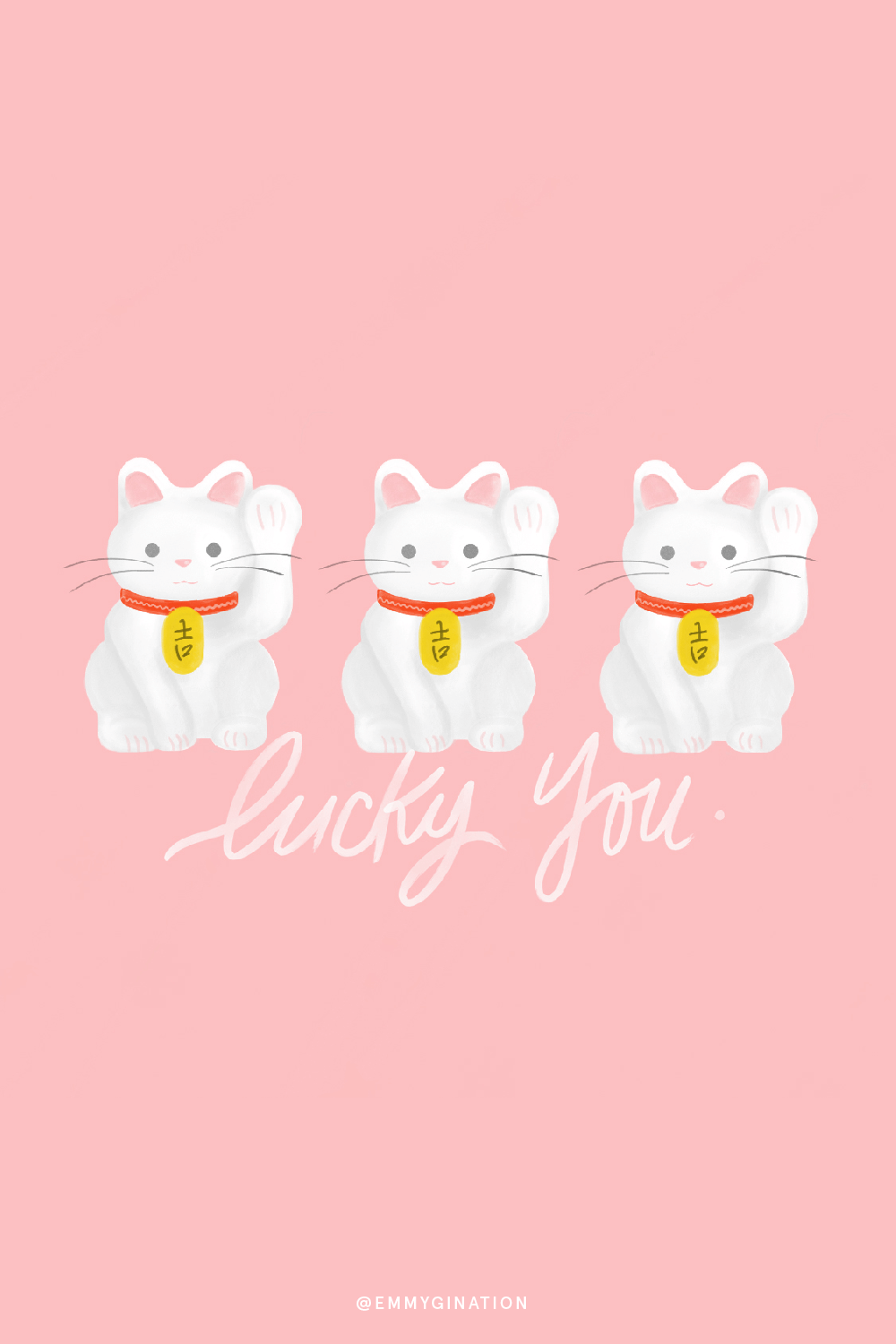 hình nền may mắn cute