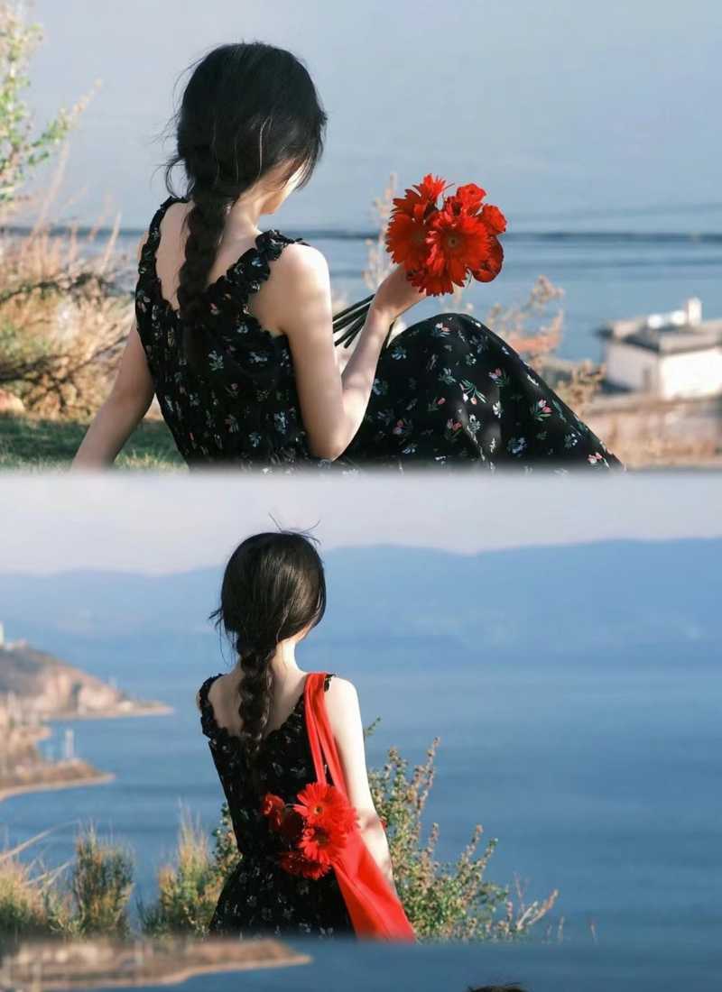 Không nhìn vào ống kính, chỉ cần nhìn vào bình yên