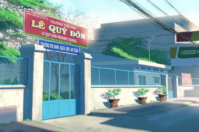 Nam sinh phác họa quê hương theo phong cách Anime đầy ấn tượng - 7