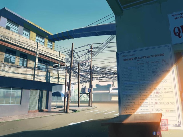 Nam sinh phác họa quê hương theo phong cách Anime đầy ấn tượng - 10