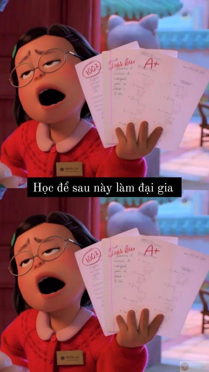 Meme học bài hài hước được dùng để trêu bạn bè trong group chat trước giờ kiểm tra