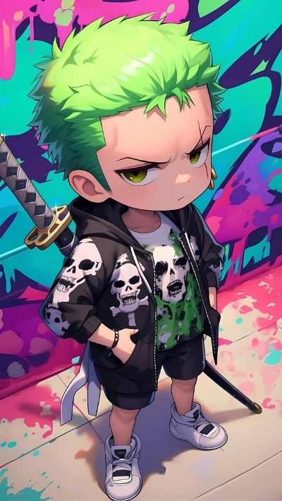 ảnh nền zoro cute biểu cảm