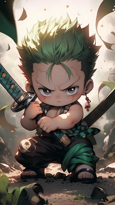 ảnh nền zoro nhỏ mạnh mẽ