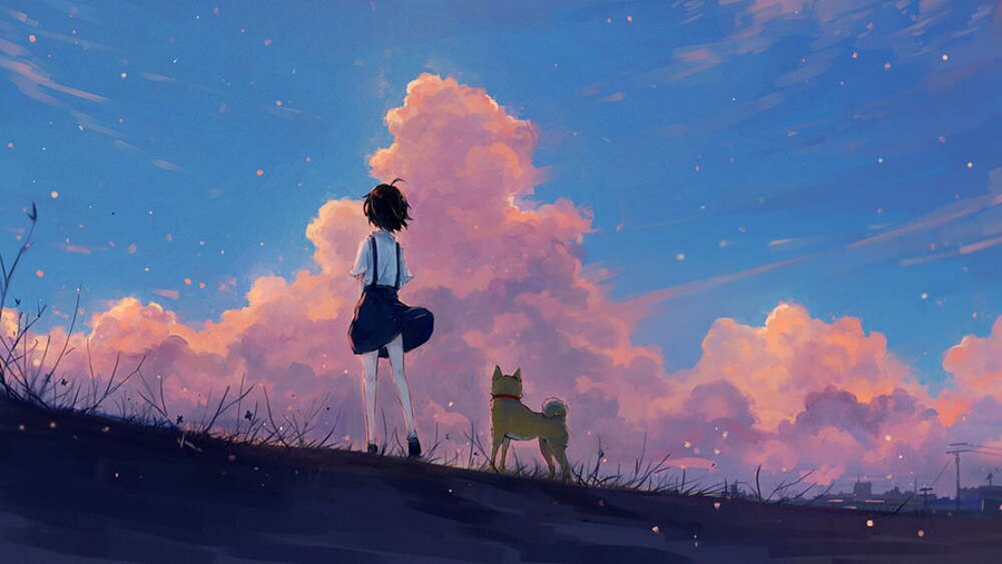 Ảnh chill anime cute