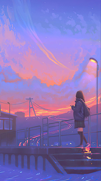 Ảnh chill nhạc lofi