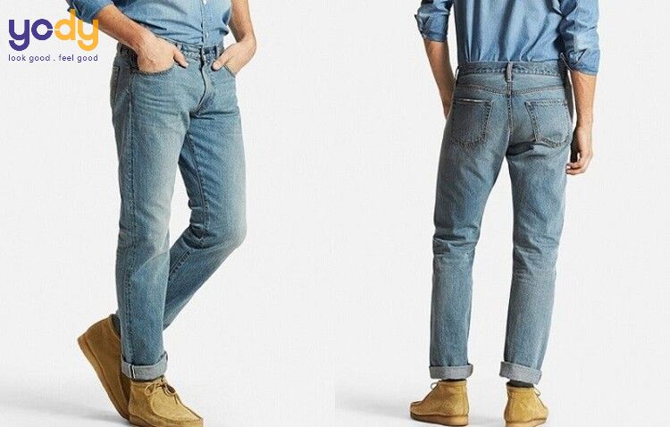 So sánh quần regular fit và slim fit