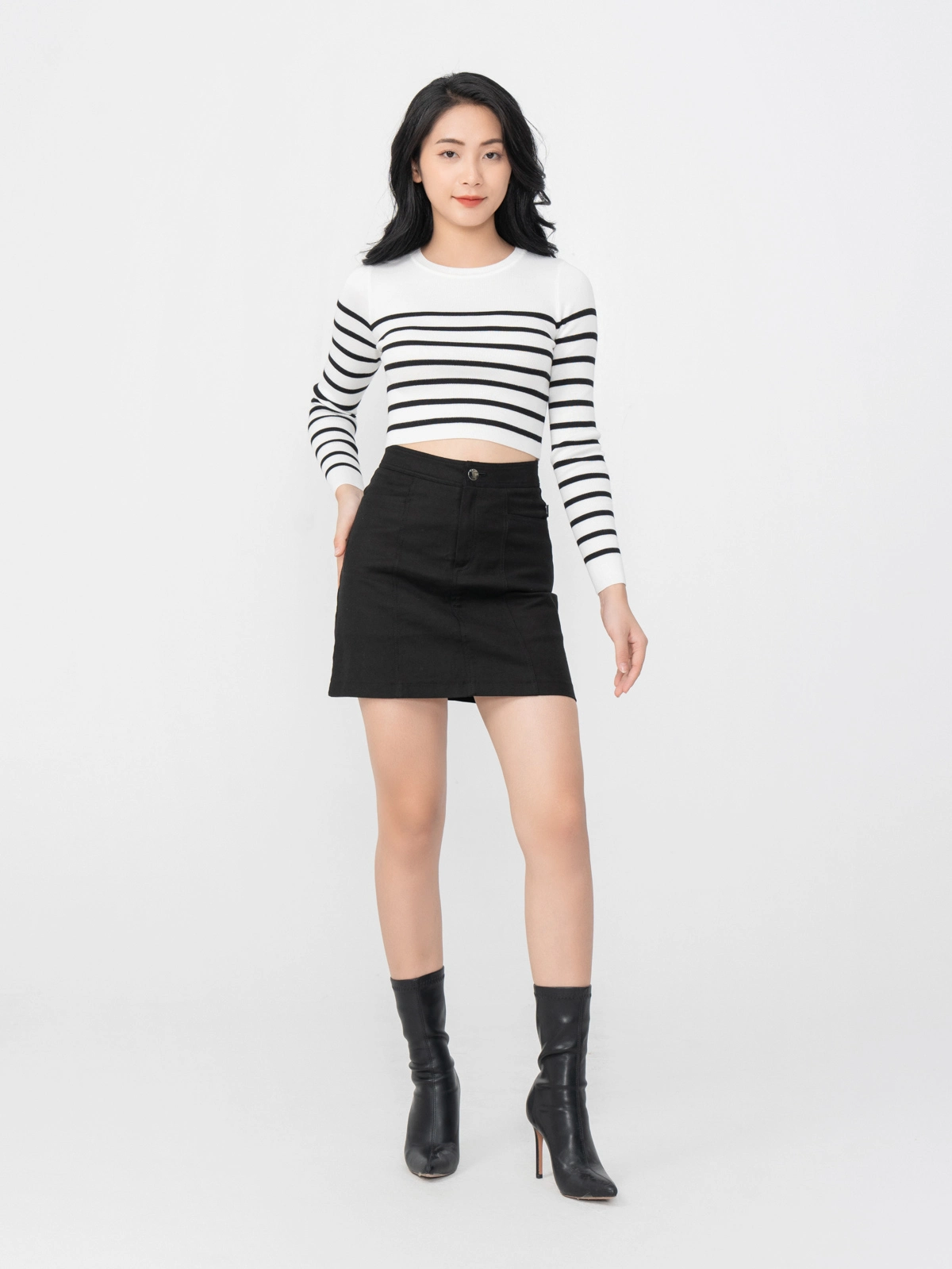 áo croptop tay dài