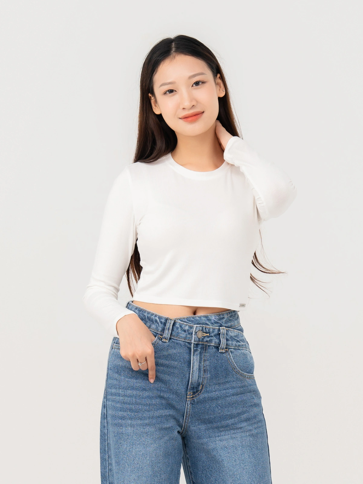 áo croptop tay dài