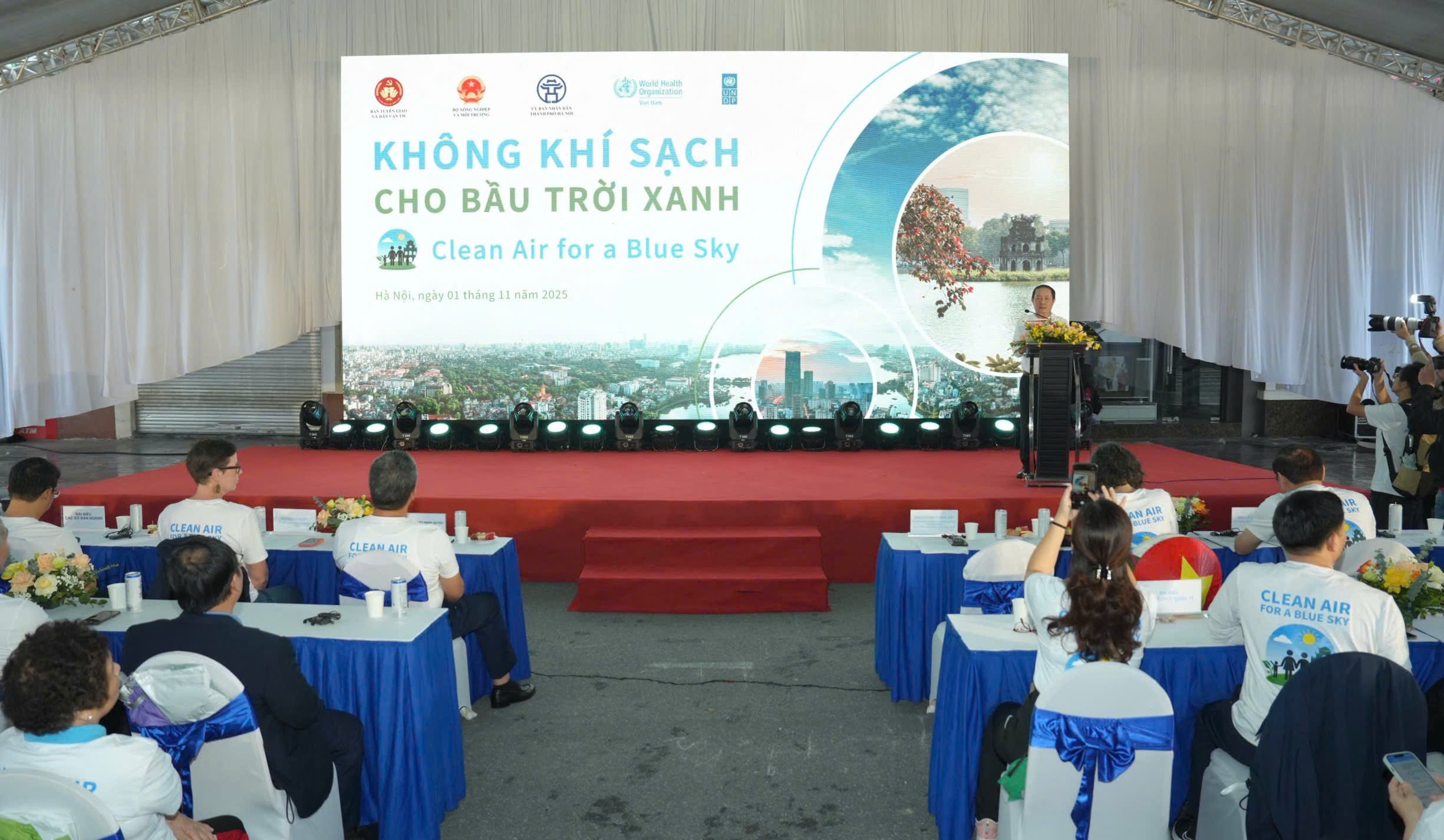 Lan tỏa thông điệp “Không khí sạch cho bầu trời xanh”