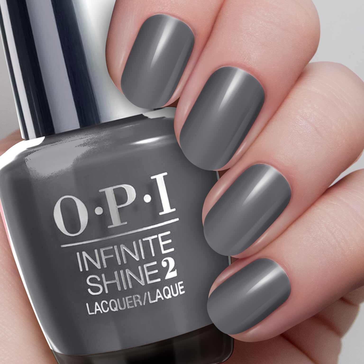 Màu xám - màu nail cho móng ngắn da ngăm