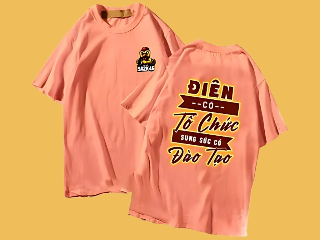 Áo nhóm với slogan bá đạo sẽ giúp tăng thêm độ bựa cho ảnh nhóm