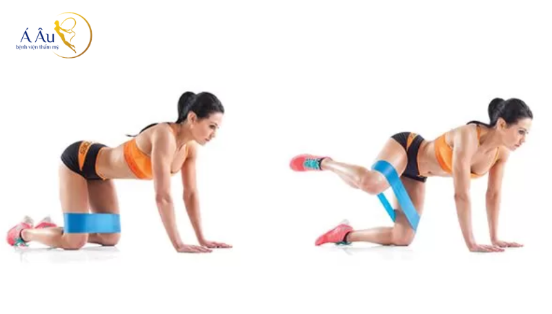 Muốn sở hữu mông to căng trong, không bị hóp ở hai bên hông, bạn có thể thực hiện bài tập Fire Hydrant