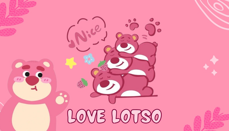 Hình nền máy tính gấu dâu cute, đẹp nhất