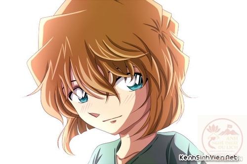 Haibara Ai gương mặt buồn nhẹ sức hút