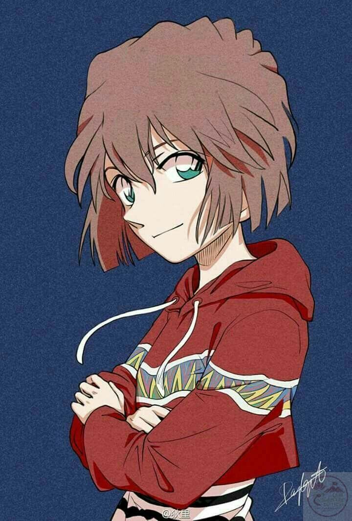 Haibara Ai nụ cười e ấp sống động