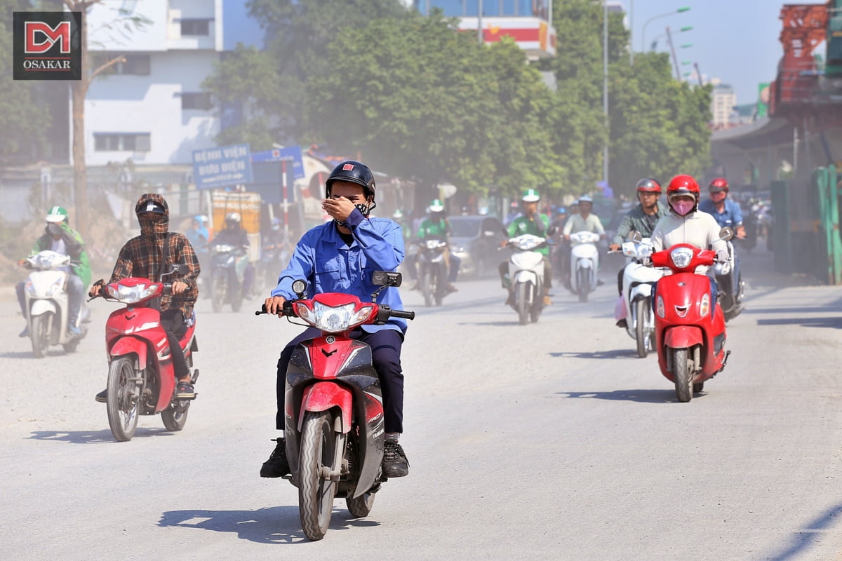 Hình ảnh ô nhiễm không khí ở Hà Nội 4