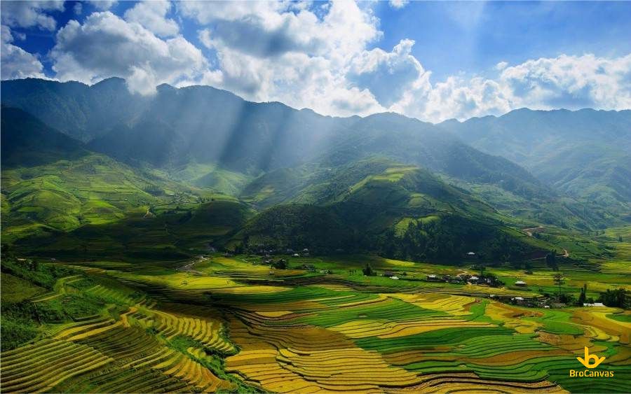 Hình ảnh Thung Lũng ánh Nắng Len Lỏi