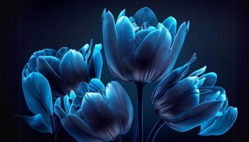Hình nền máy tính hoa tulip vàng