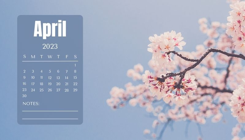 Hình nền máy tính lịch tháng mùa thu