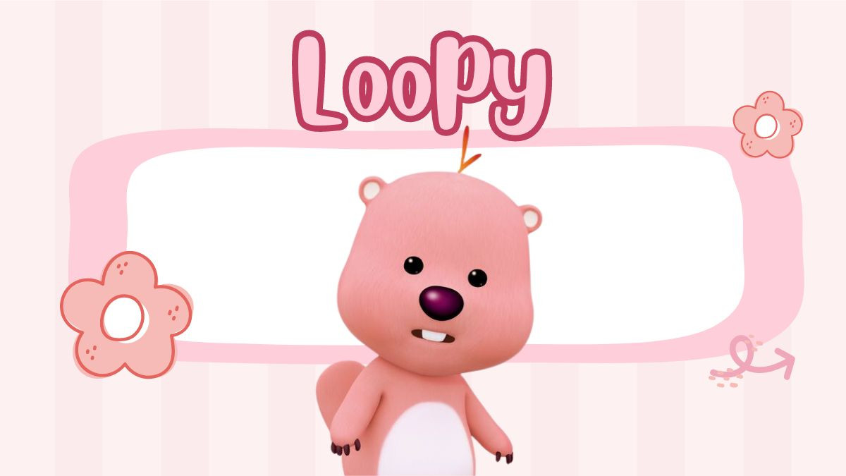 Loopy với vẻ ngoài dễ thương phù hợp làm hình nền máy tính, mang hơi hướng hình ảnh phắc diu cute