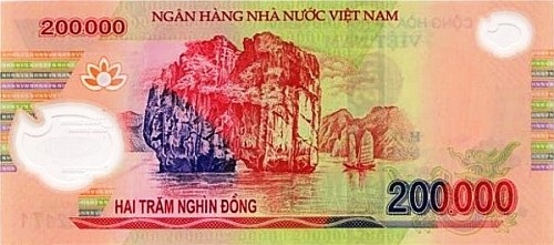 Những địa danh nào được in trên các tờ tiền Việt Nam?