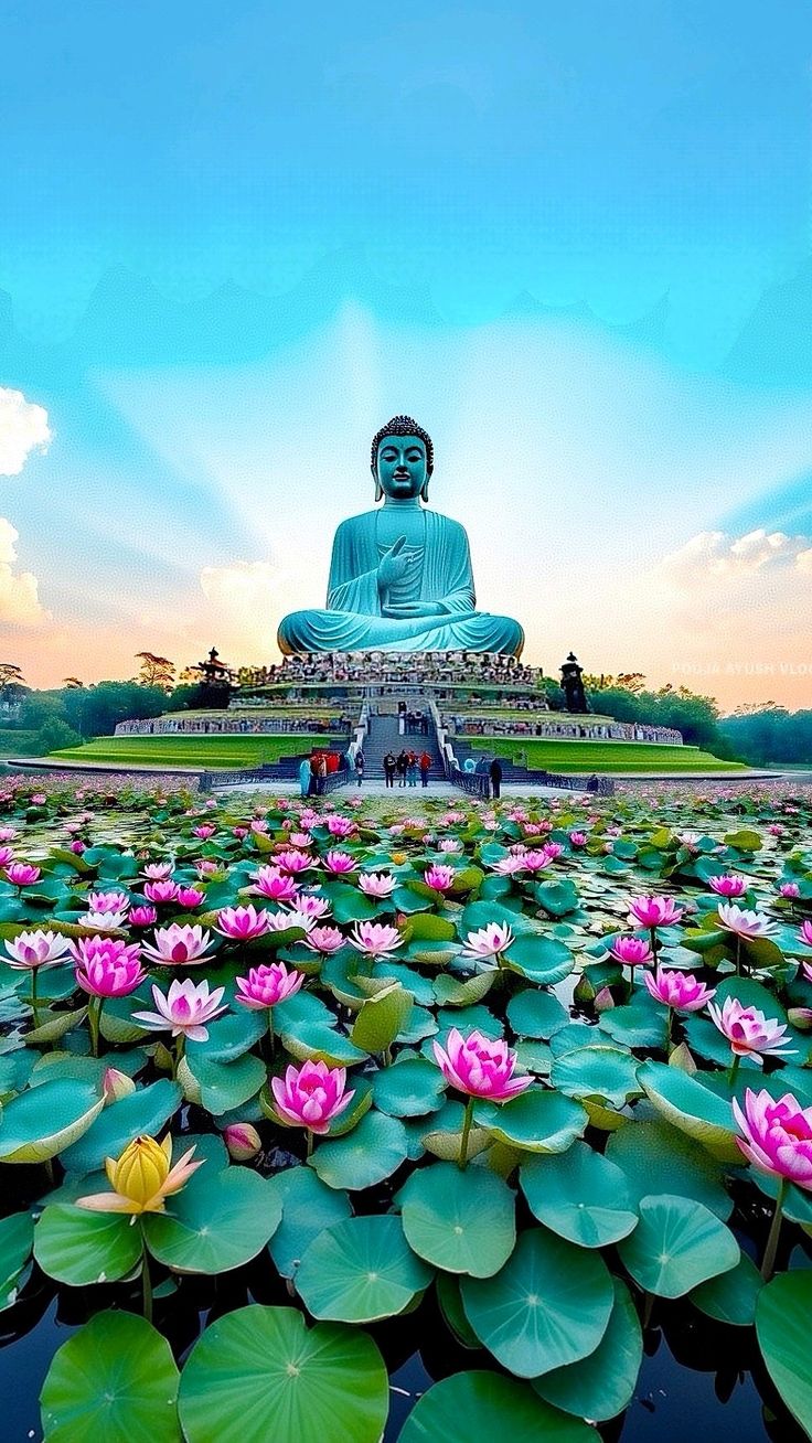 Hình ảnh Phật A Di Đà y áo vàng