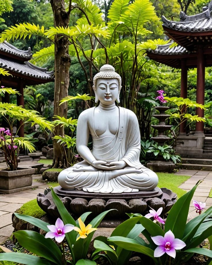 Hình ảnh Phật A Di Đà đang mỉm cười