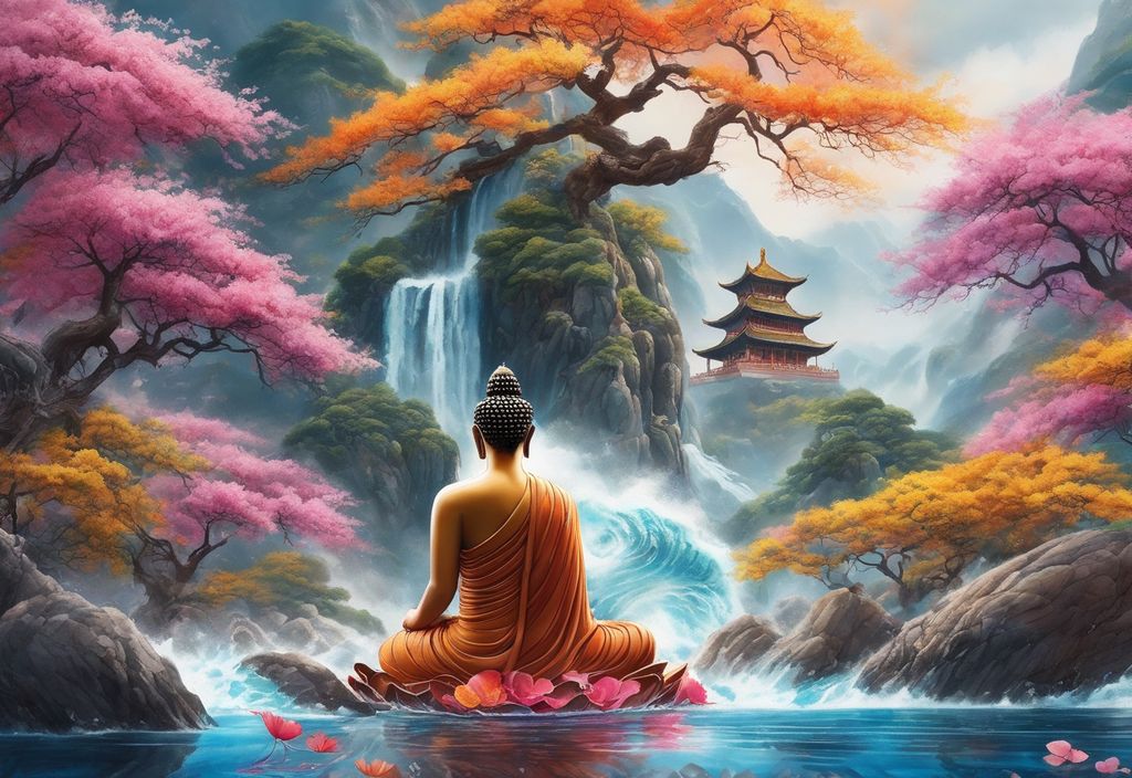 Ảnh A Di Đà Phật tiếp dẫn chúng sinh an lạc