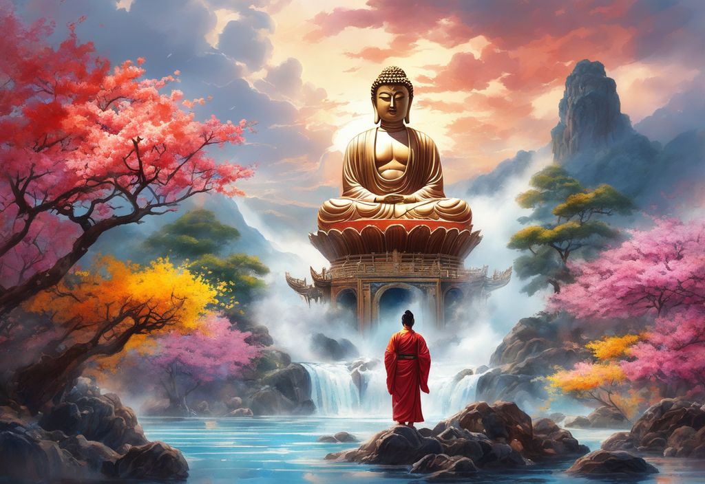 Hình ảnh Đức Phật A Di Đà ngồi an nhiên
