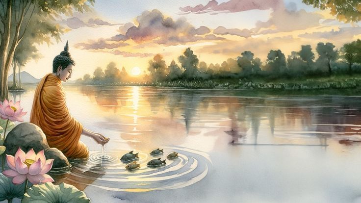 Tải ảnh Phật A Di Đà ngồi thiền trang nghiêm