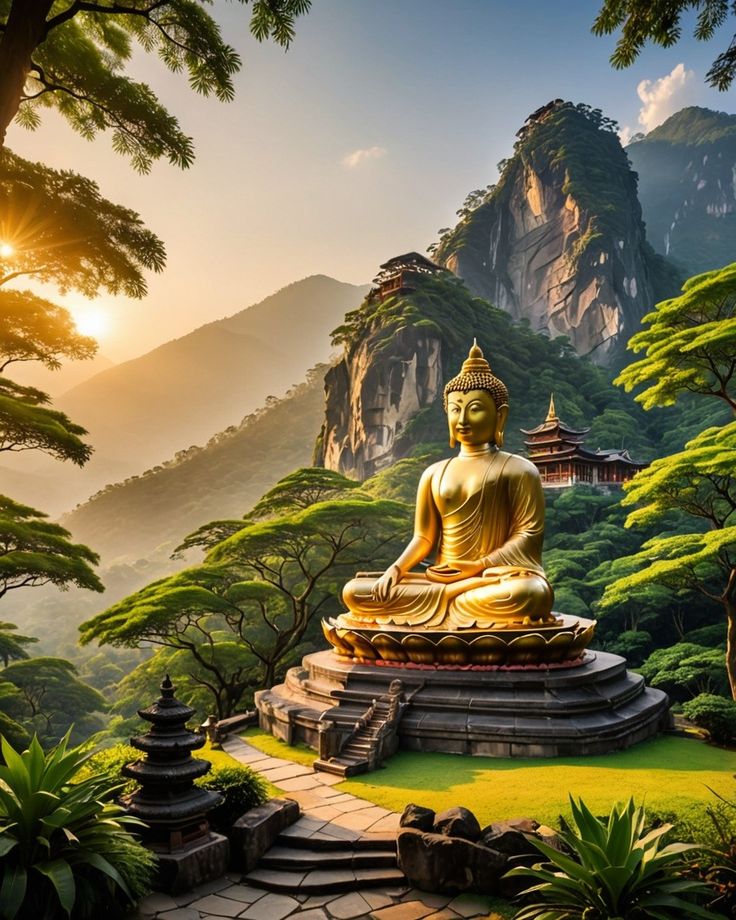 Hình ảnh Phật A Di Đà 3D cực đẹp