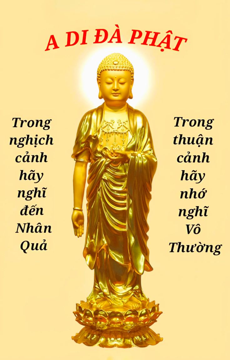 Ảnh Phật A Di Đà tiếp dẫn siêu thoát