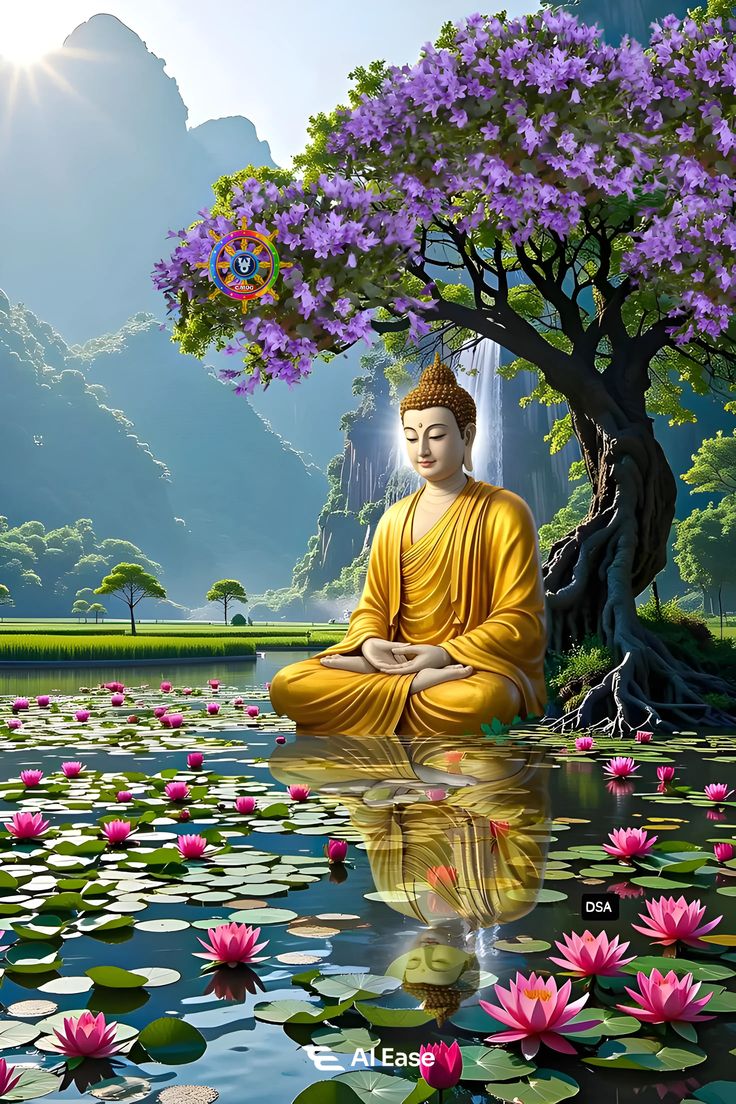 Tải ảnh Phật A Di Đà an lạc