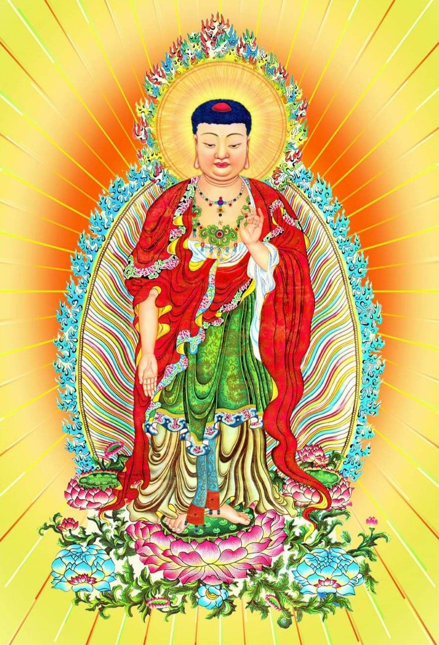 Ảnh nền Nam Mô A Di Đà Phật tĩnh tại