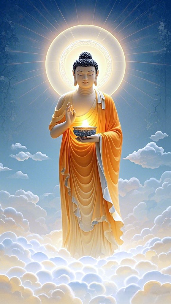 Tải ảnh Phật A Di Đà tĩnh lặng