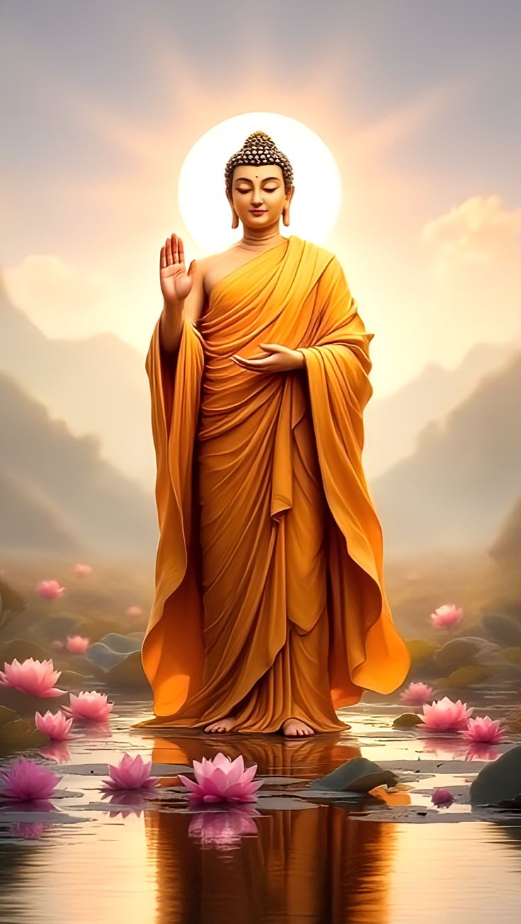 Ảnh A Di Đà Phật dáng đứng