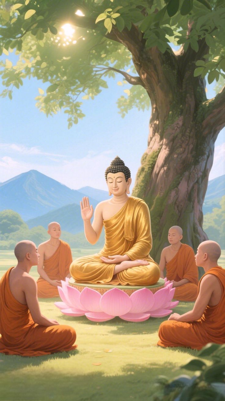 Ảnh Phật A Di Đà màu vàng tiếp độ người hữu duyên