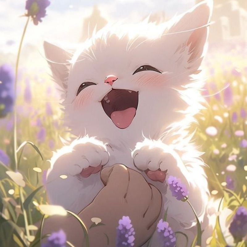 Avatar mèo anime hoạt hình