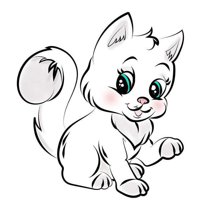 Avatar mèo anime dễ thương