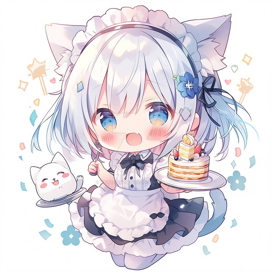 Ảnh anime nữ mèo cute