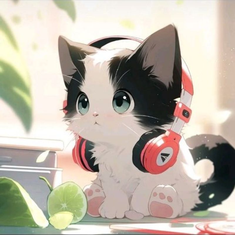 Hình nền mèo anime chibi