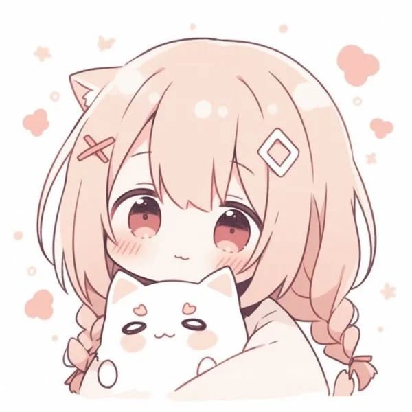 Mèo anime easy draw